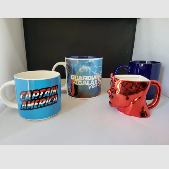 NWOT 4 Marvel/Disney/ Captain America, Dare Devil, Guardians of the GalaxyMugs - Picture 3 of 12